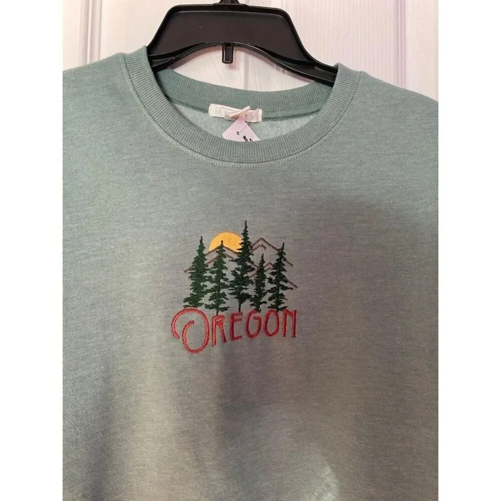 Sweater‎ Crewneck Oregon size Large youth girls NWT